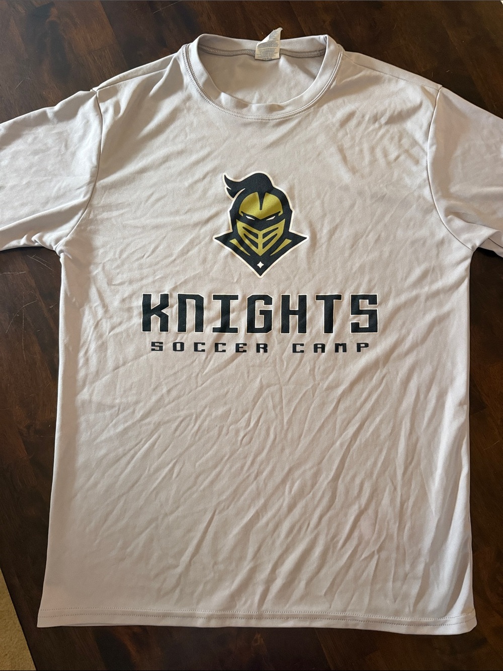 Knights Soccer Camp Men's White Graphic T-Shirt